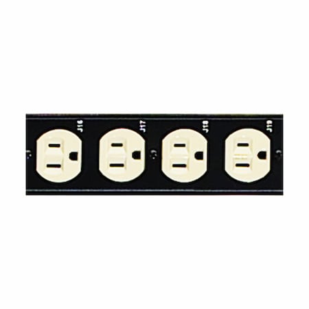 Eaton PDU, Rack Mounted, 5-15R, 5-15P, 9 ft., Black PWATSS515002